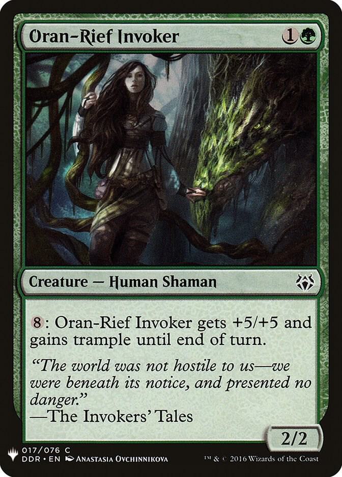 Oran-Rief Invoker #DDR-17 — The List