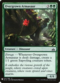 Overgrown Armasaur - The List Reprints - Magic: The Gathering card