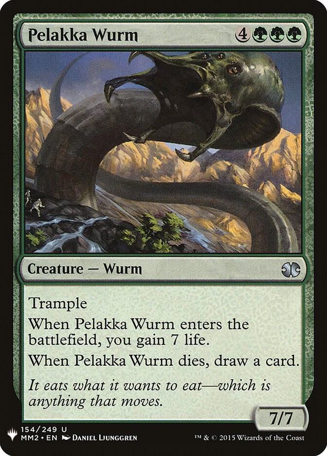 Pelakka Wurm #MM2-154 — The List