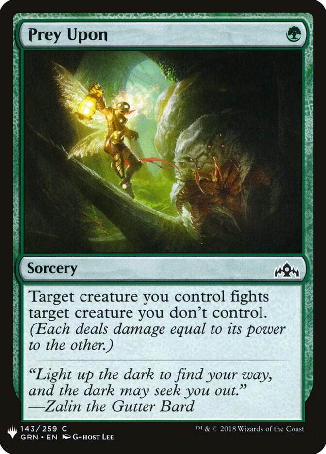 Prey Upon #GRN-143 — The List