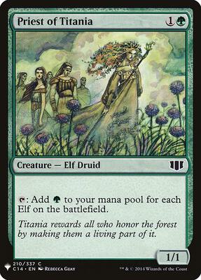 Priest of Titania #210 – The List Reprints (Common)