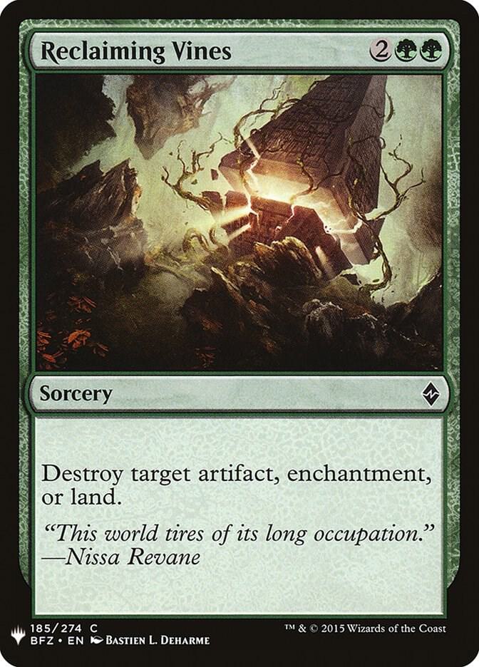 Reclaiming Vines #BFZ-185 — The List