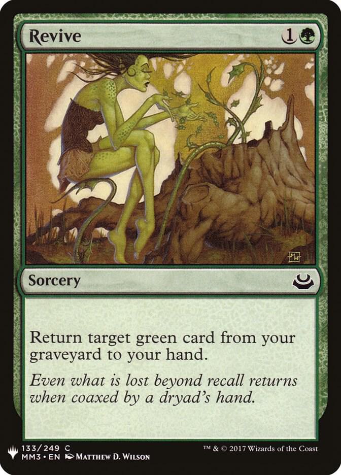 Revive #MM3-133 — The List