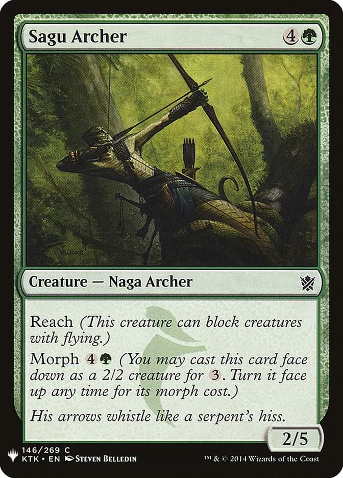 Sagu Archer #KTK-146 — The List