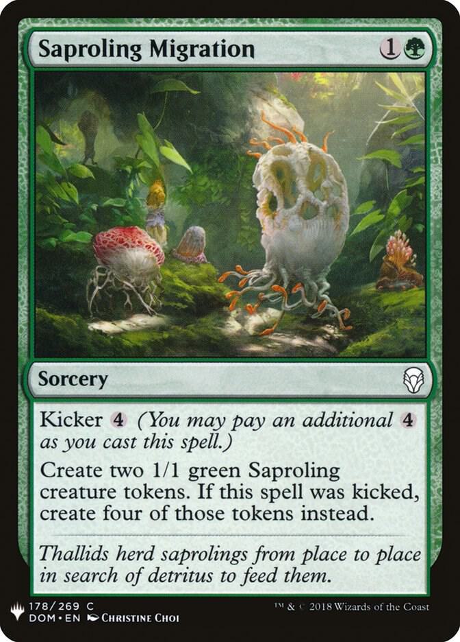 Saproling Migration #DOM-178 — The List