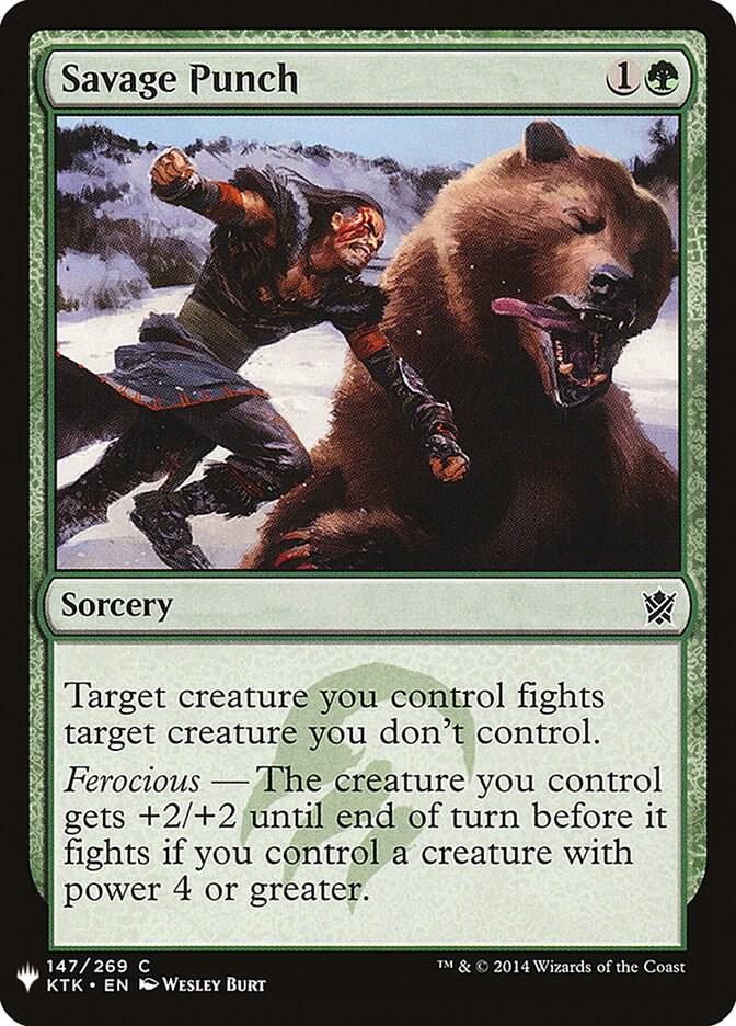 Savage Punch #KTK-147 — The List