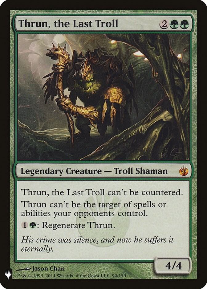 Thrun, the Last Troll #MBS-92 — The List