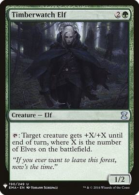 Timberwatch Elf #190 – The List Reprints (Uncommon)