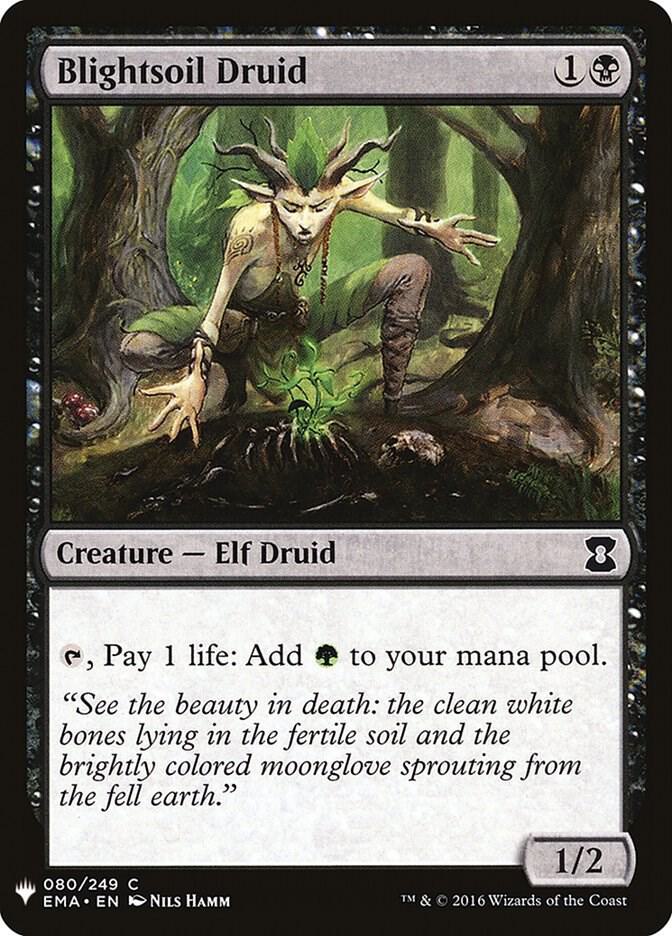 Blightsoil Druid #EMA-80 — The List