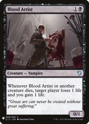 Blood Artist #99 – The List Reprints (Uncommon)