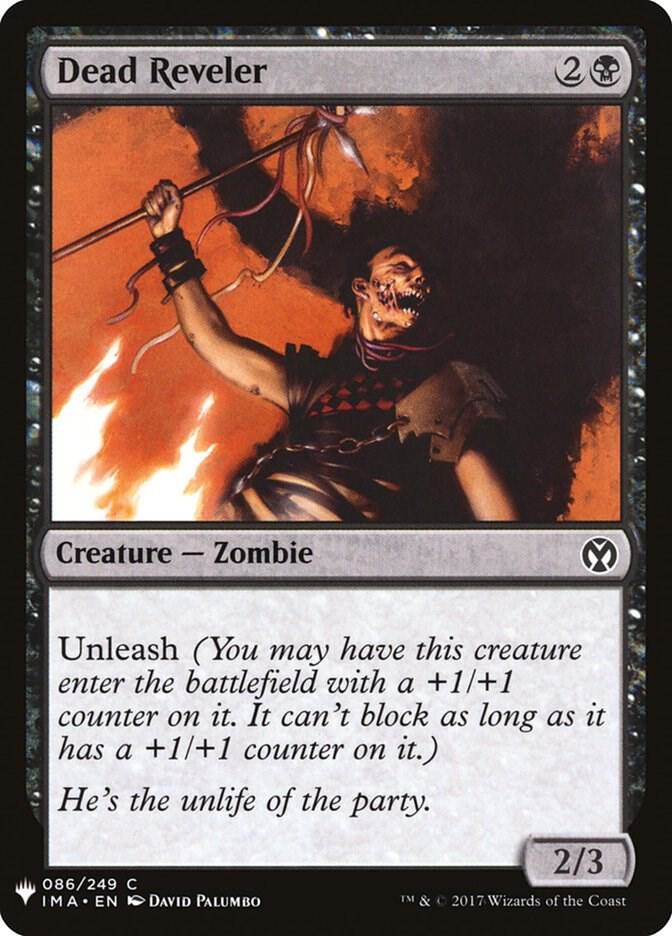 Dead Reveler #IMA-86 — The List