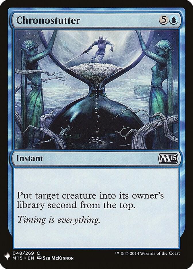 Chronostutter #M15-48 — The List