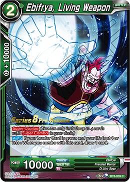 Ebifrya, Living Weapon #BT8-059_PR — Malicious Machinations Pre-Release Cards