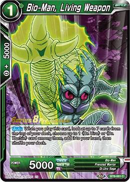 Bio-Man, Living Weapon #BT8-061_PR — Malicious Machinations Pre-Release Cards