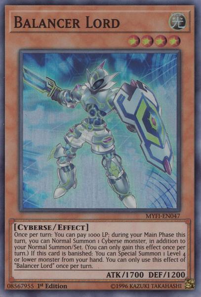 Balancer Lord - Mystic Fighters - YuGiOh - TCGplayer.com