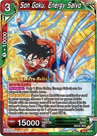 Son Goku, Energy Salvo card art