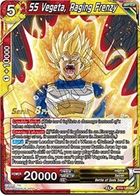 SS Vegeta, Raging Frenzy card art