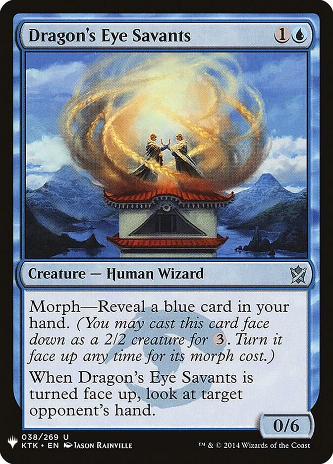 Dragon's Eye Savants #KTK-38 — The List