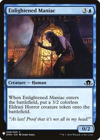 Enlightened Maniac (The List Reprints)