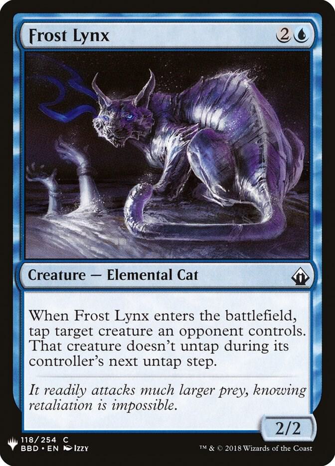 Frost Lynx #BBD-118 — The List