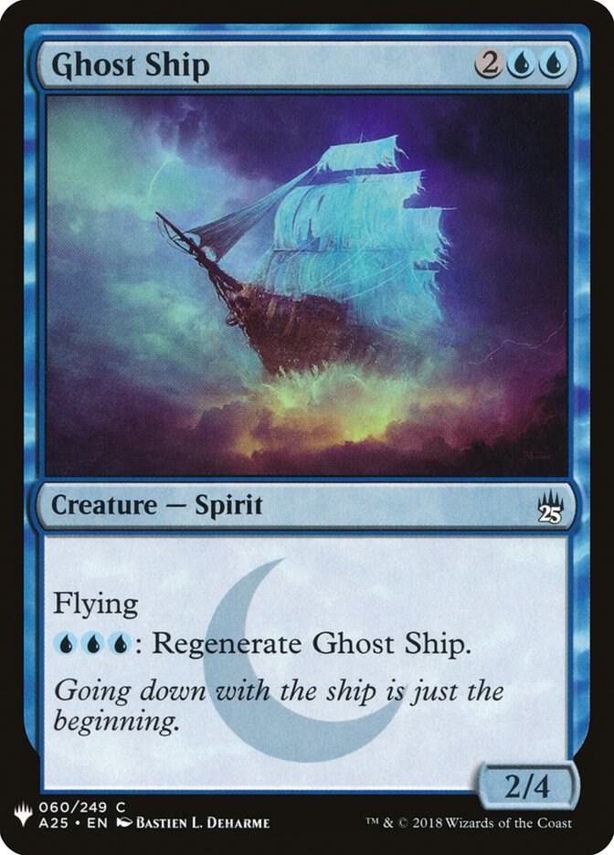 Ghost Ship #A25-60 — The List