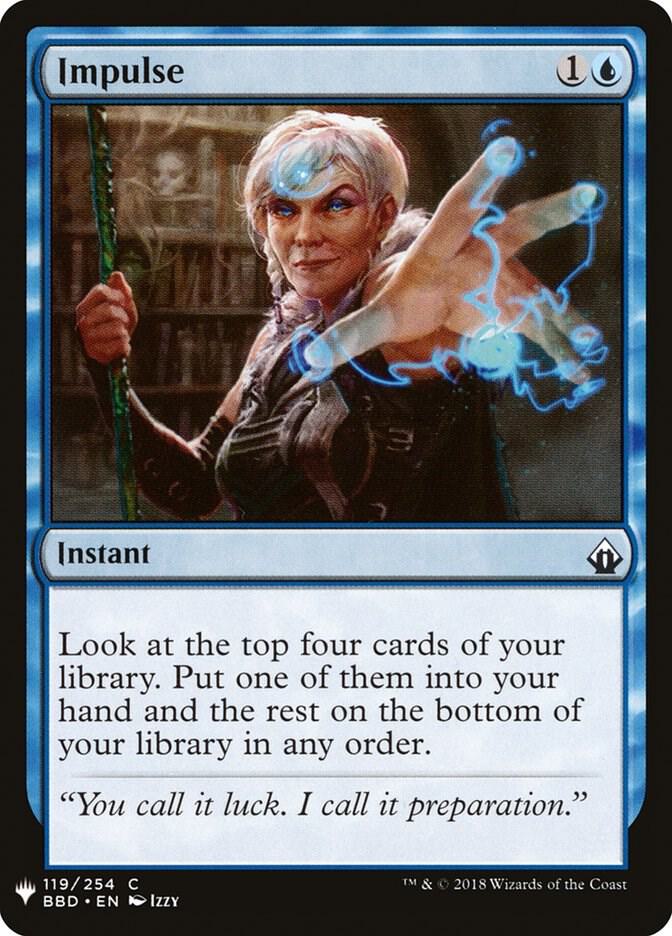 Impulse #BBD-119 — The List
