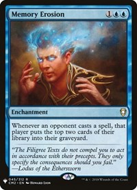 Memory Erosion - The List Reprints - Magic: The Gathering card