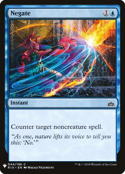 Negate RIX