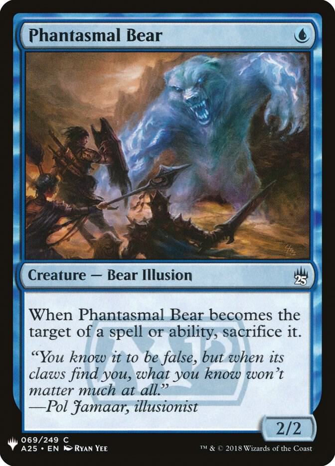 Phantasmal Bear #A25-69 — The List