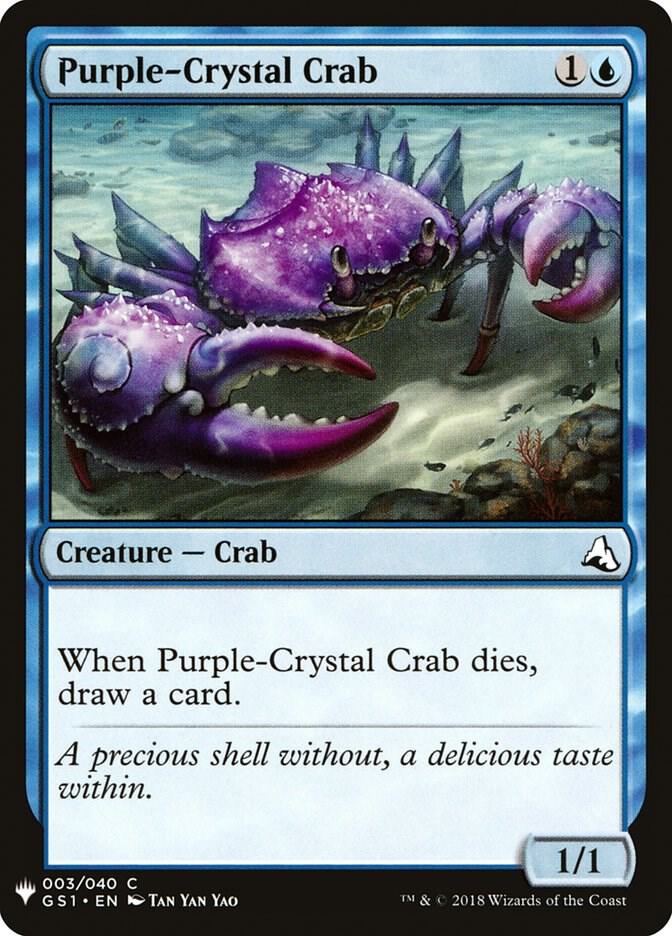 Purple-Crystal Crab #GS1-3 — The List