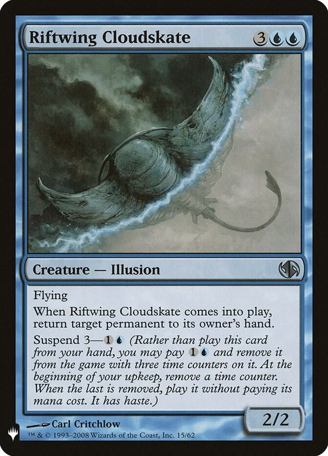 Riftwing Cloudskate #DD2-15 — The List