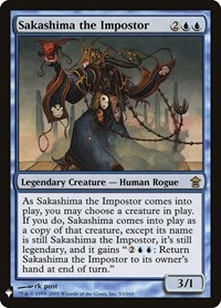 Sakashima the Impostor - The List Reprints - Magic: The Gathering card