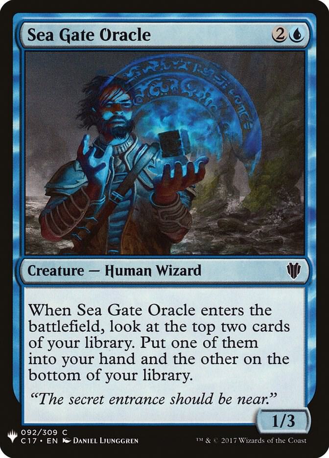 Sea Gate Oracle #C17-92 — The List