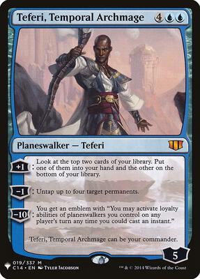 Teferi, Temporal Archmage #19 – The List Reprints (Mythic)