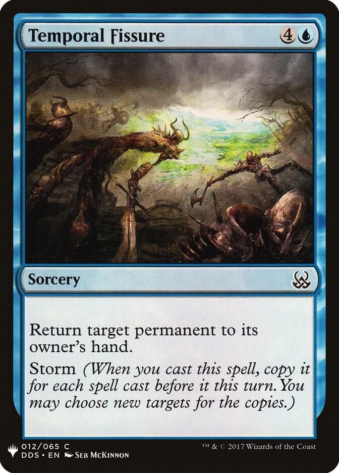 Temporal Fissure #DDS-12 — The List