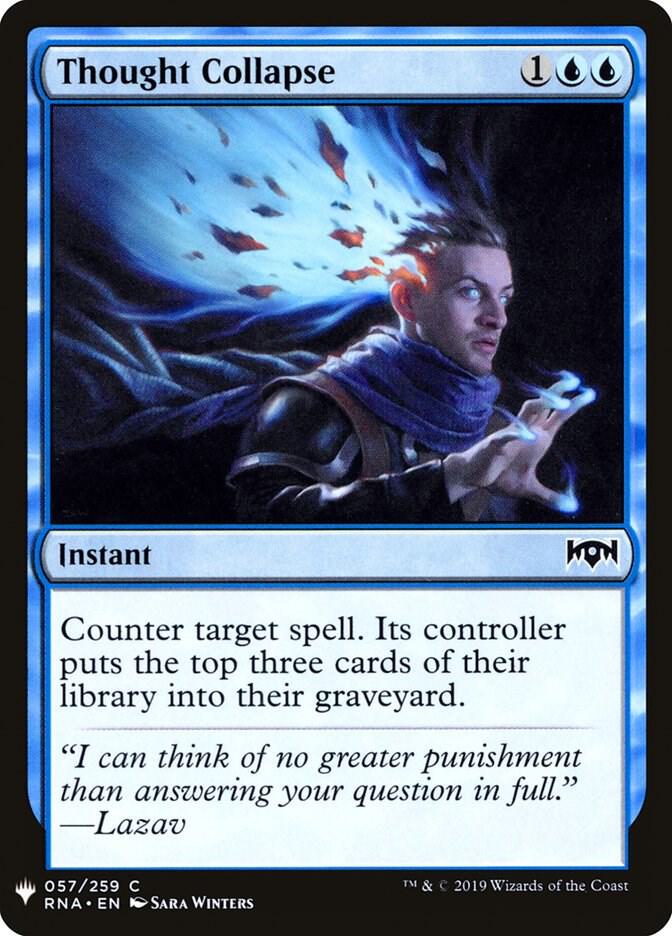 Thought Collapse #RNA-57 — The List