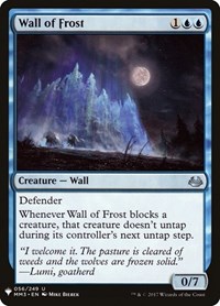 Wall of Frost (The List Reprints)