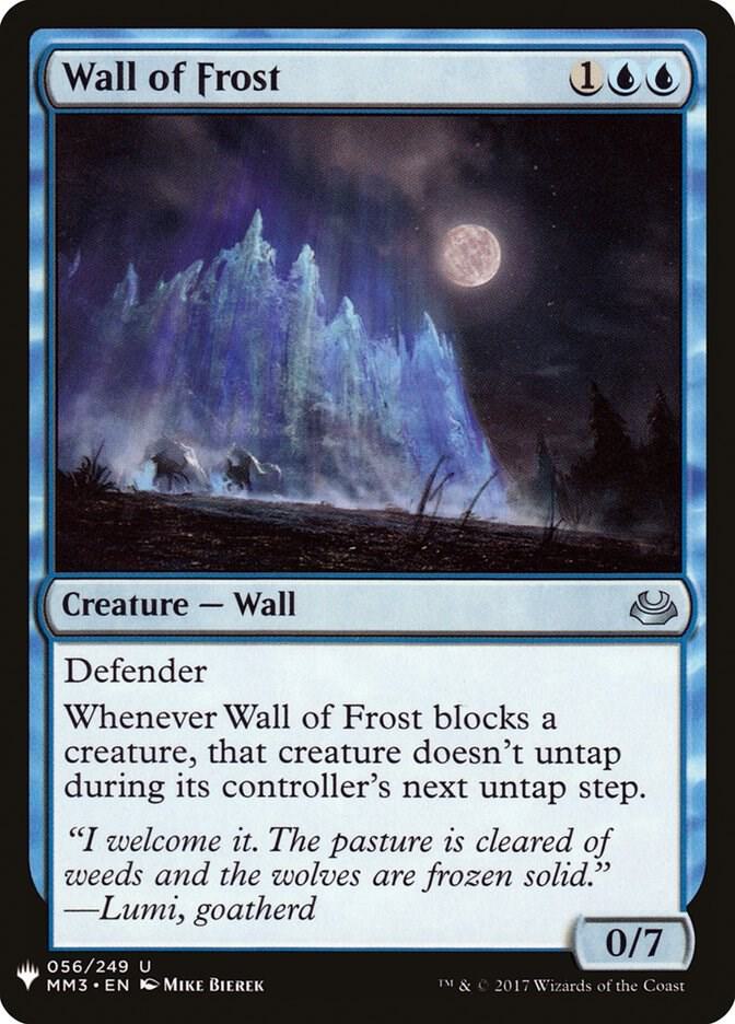 Wall of Frost #MM3-56 — The List
