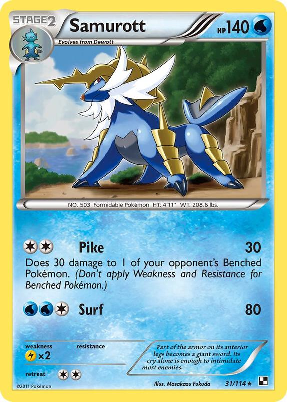 Samurott 031/114 from Deck Exclusives