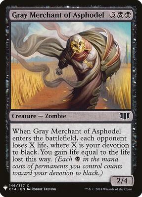 Gray Merchant of Asphodel #146 – The List Reprints (Common)