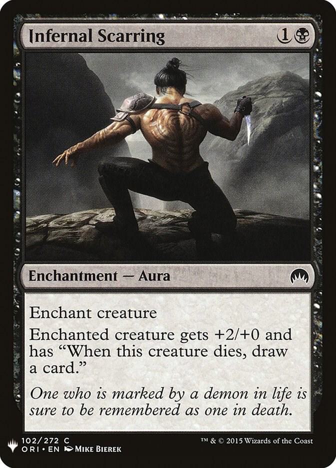Infernal Scarring #ORI-102 — The List