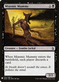 Miasmic Mummy - The List Reprints - Magic: The Gathering card