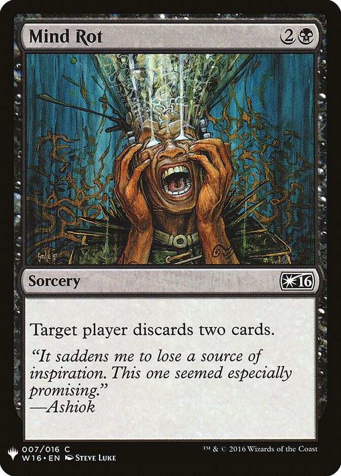 Mind Rot #W16-7 — The List