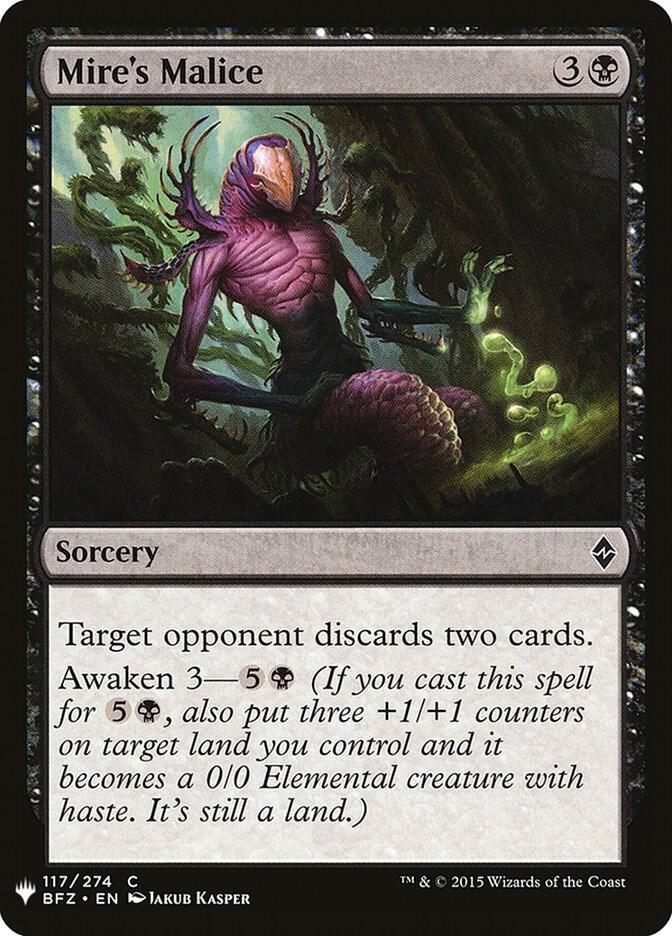 Mire's Malice #BFZ-117 — The List