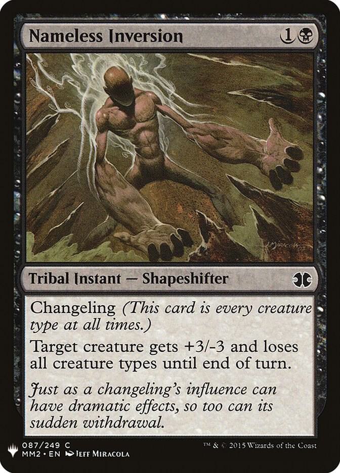 Nameless Inversion #MM2-87 — The List