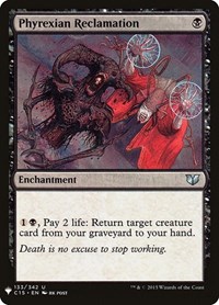 Phyrexian Reclamation (The List Reprints)