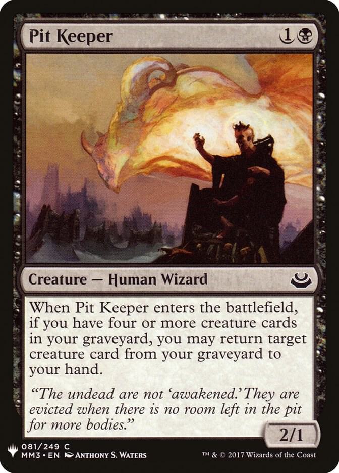 Pit Keeper #MM3-81 — The List