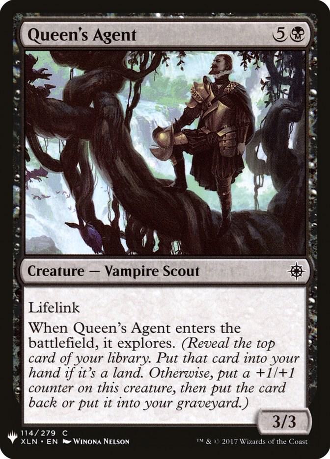 Queen's Agent #XLN-114 — The List