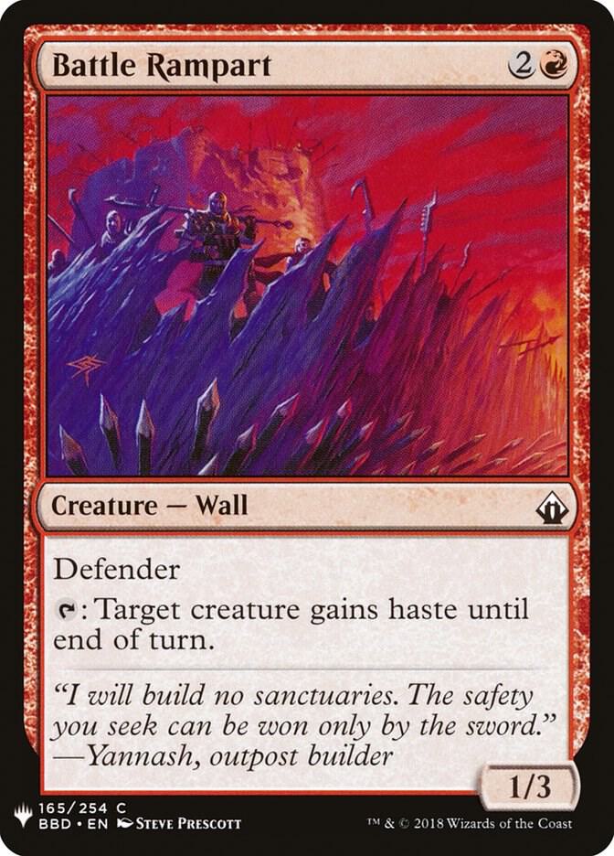 Battle Rampart #BBD-165 — The List