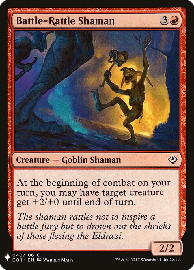 Battle-Rattle Shaman #E01-40 — The List